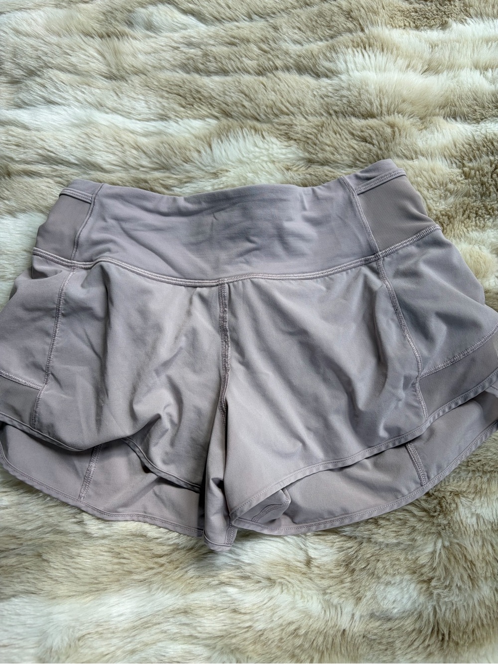 Lululemon mesh over miles shorts
